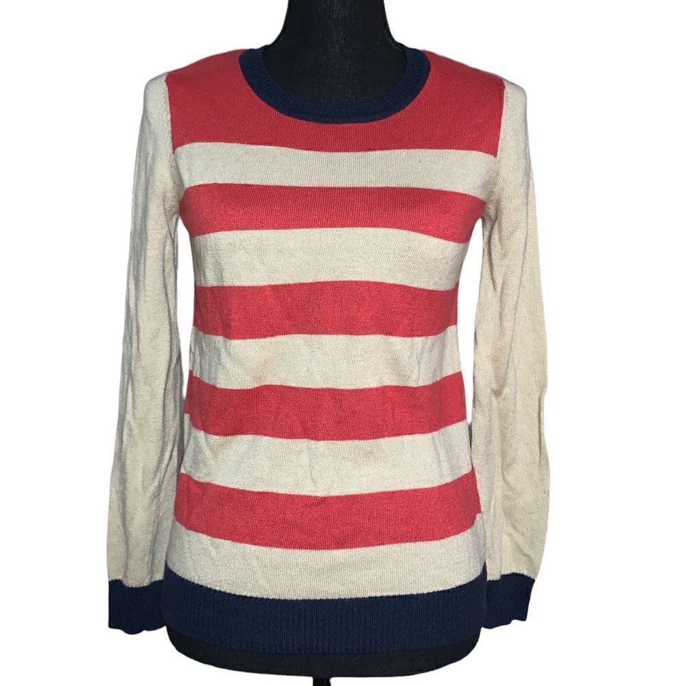 Forever 21 Striped Crewneck Sweater